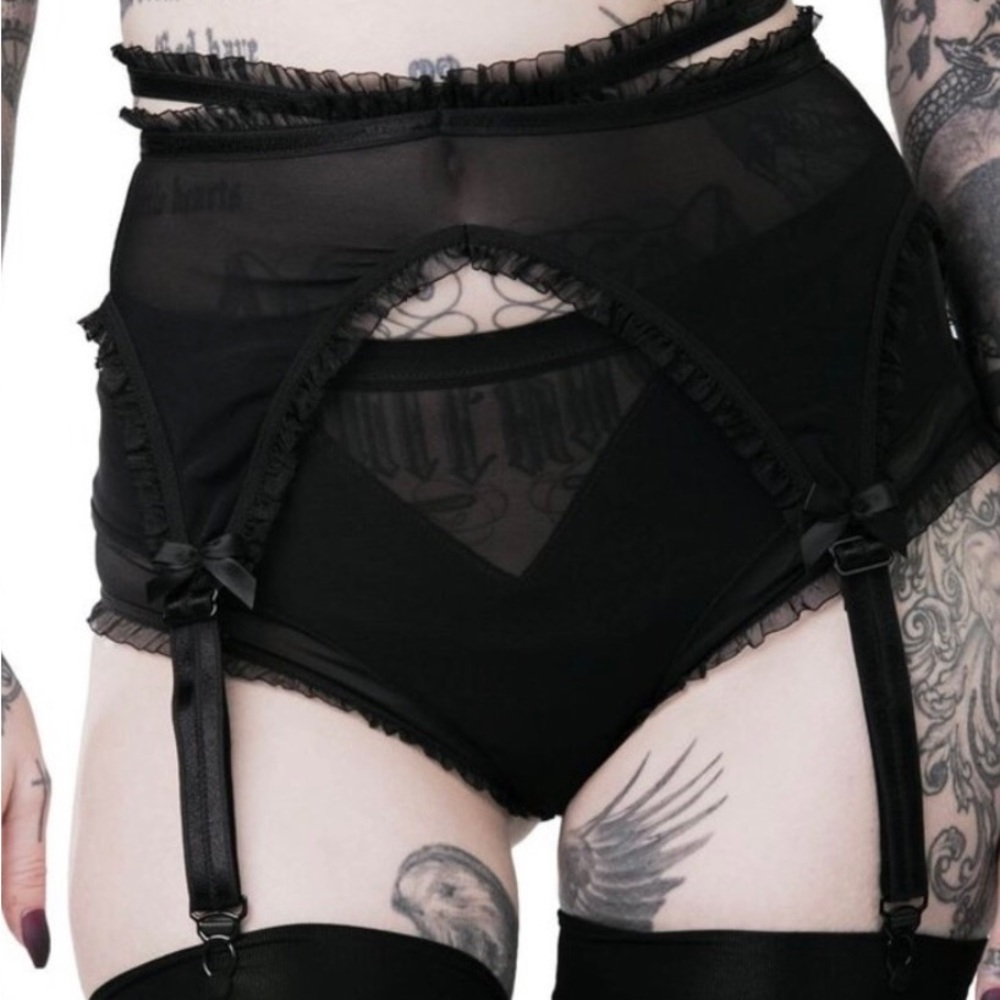 KILLSTAR PERSEPHONE SUSPENDER GARTER BELT